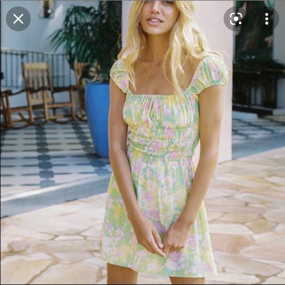 With Jean Marseille Dress in Honeysuckle